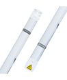 Réglette LED High-Lumen 40W en 4000K, IP40, 230V - 150 cm
