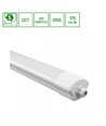 Limea Vario étanche 1500mm 30/40/50W - CCT 230V, 120°, IP65, IK08, blanc