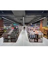 Éclairage de magasin Shoplight triphasé 85W - 155lm/W, angle de diffusion réglable à 120 degrés, noir