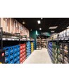 Projecteur sur rail triphasé 60W - 166lm/W, angle de diffusion 90 degrés, Blanc, panneau LED, éclairage de magasin