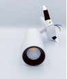 Spot encastrable 12W Ø8cm blanc RA90 - Découpe : Ø7,5 cm, Dimensions : Ø8 cm, LED Osram