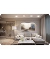 Spot LED Smart Home GU10 10W Blanc - AR111, Tuya/Smart Life, compatible avec Google Home, Alexa et smartphones
