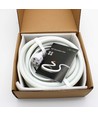 5m Neon Flex Tube - 230V, blanc chaud, kit complet D16 Neon, décoration