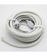 5m Neon Flex Tube - 230V, blanc chaud, kit complet D16 Neon, décoration