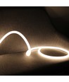 5m Neon Flex Tube - 230V, blanc chaud, kit complet D16 Neon, décoration