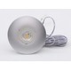 Spot de meuble 2,5W Ø6,8cm Cabi68 RA91 - 12V DC, perçage : Ø5,5 cm, dimensions : Ø6,8 cm, acier brossé