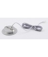 Spot de meuble 2,5W Ø6,8cm Cabi68 RA91 - 12V DC, perçage : Ø5,5 cm, dimensions : Ø6,8 cm, acier brossé