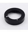Anneau de montage en saillie - Noir, compatible avec les spots meubles Reco et Cabi, Ø6,9 cm