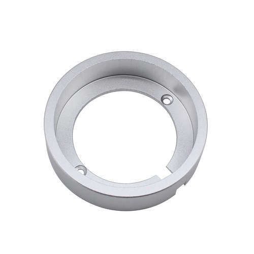 Anneau de montage en saillie - Acier brossé, compatible avec les spots encastrés Reco et Cabi, Ø6,9 cm