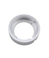 Anneau de montage en saillie - Acier brossé, compatible avec les spots encastrés Reco et Cabi, Ø6,9 cm