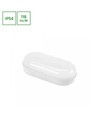 Applique murale LED Technic 8W - IP54, IK10, ovale, blanche, source lumineuse incluse