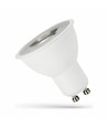Ampoule LED GU10 4W - 55°, blanc chaud, avec lentille