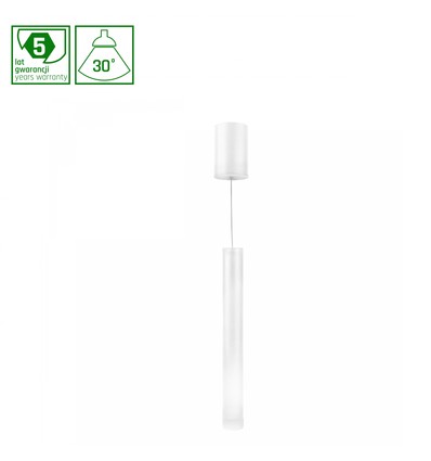 Plafonnier 11W HANGIT MULTIWAY S - 1070lm, 30°, blanc, réglable en hauteur, 2700K