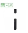 HANGIT Multivoies 11W - CCT 230V 30° IP20 74x300 Base 75x100 Noir, Hauteur Réglable