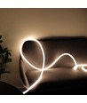 Tube Néon Flex 10m pour décoration intérieure - 230V, blanc chaud, kit complet Néon D16