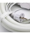Tube Néon Flex 10m pour décoration intérieure - 230V, blanc chaud, kit complet Néon D16