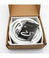Tube Néon Flex 10m pour décoration intérieure - 230V, blanc chaud, kit complet Néon D16