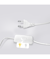 Tube Néon LED 120cm, Blanc froid - Tube design, avec câble inclus