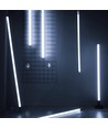 Tube Néon LED 120cm, Bleu clair - Tube design, avec câble inclus