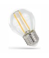 Ampoule LED E27 1W - G45, filament, verre clair