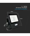 Projecteur LED 10W - Puce LED Samsung, lampe de travail, avec détecteur