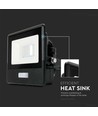 Projecteur LED 10W - Puce LED Samsung, lampe de travail, avec détecteur