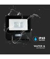 Projecteur LED 10W - Puce LED Samsung, lampe de travail, avec détecteur