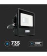 Projecteur LED 10W - Puce LED Samsung, lampe de travail, avec détecteur