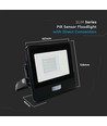 Projecteur LED 20W avec détecteur - SMD, puce LED Samsung, lampe de travail