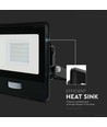 Projecteur LED 20W avec détecteur - SMD, puce LED Samsung, lampe de travail
