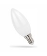 Ampoule LED flamme E14 1W - C35, filament, verre dépoli