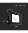 Projecteur LED 10W - Puce LED Samsung, lampe de travail, extérieur
