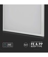 Panneau LED V-Tac 60x60 encadré - 36W, intégré dans un cadre blanc, pour montage direct