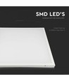Panneau LED V-Tac 60x60 encadré - 36W, intégré dans un cadre blanc, pour montage direct