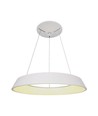 Lustre design LED 48W dimmable - Blanc, lumière douce, blanc chaud