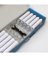 Lot de 10 bougies LED de Noël avec télécommande - Batterie, fonction minuterie, sans fil, support pour sapin de Noël
