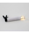 Lot de 10 bougies LED de Noël avec télécommande - Batterie, fonction minuterie, sans fil, support pour sapin de Noël