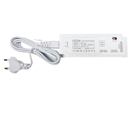 Alimentation pour spots meubles 36W - Plug and Play, pour Sono/Cabi/Reco, max 6 spots