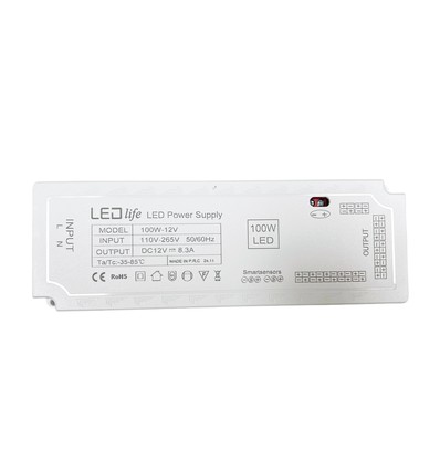 Alimentation LEDlife 100W pour spots encastrés - Pour spots Sono, Cabi et Reco, max. 12 spots