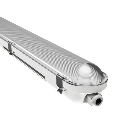 Réglette LED 150cm Gigant Pro 85W - Câblage traversant, 12750lm, 150lm/W, IP66 étanche, IK10