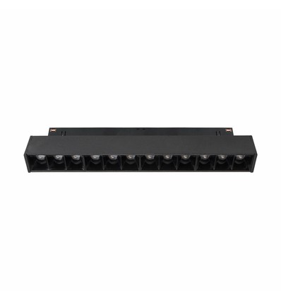Spot sur rail 12W GRID S System Shift, RA90 - 48V, CCT, 35°, noir, garantie 5 ans