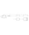 Spot encastrable extra-plat 7W Ø9cm dimmable RA97 - Découpe : Ø6,8 cm, Dimensions : Ø9 cm