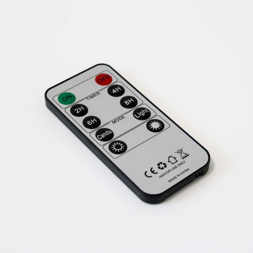 Télécommande pour bougies LED - 10 boutons, minuterie, gradation, marche/arrêt