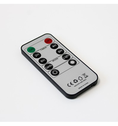 Télécommande pour bougies LED - 10 boutons, minuterie, gradation, marche/arrêt