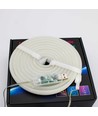 Kit complet Neon Flex RGBIC 2,5m - USB, App Bluetooth, télécommande, incl. montage, 7x15 neonflex