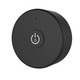 Télécommande mini ronde noire LEDlife rWave - 1 zone, avec support magnétique