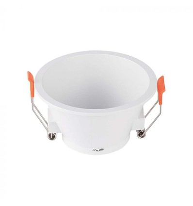 Downlight MR16/GU10 anti-éblouissement - Sans source lumineuse, blanc, Découpe : Ø8,3 cm, Dimensions : Ø9,3 cm