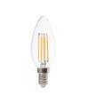 Ampoule LED flamme E14 4W dimmable 3 étapes - Filament, blanc chaud