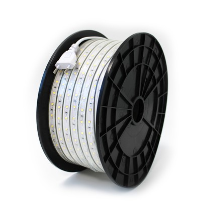 50m Éclairage de travail 230V bande LED - IP65, 60 LED/m, 4W/m, 400 lm/m