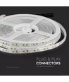 Ruban LED 5m 7,2W/m résistant aux éclaboussures - 12V DC, IP65, 120 LED par mètre